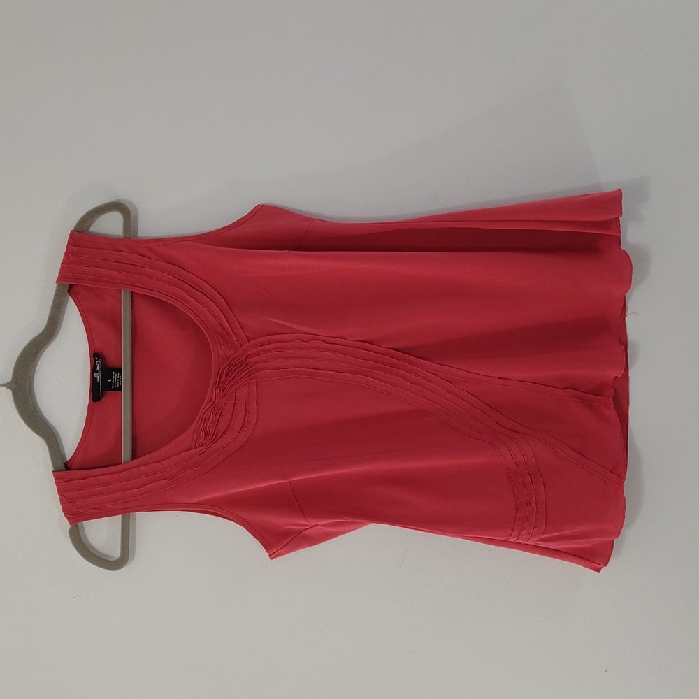 Willi Smith Sleeveless Tank Top Size L Spring Summer Fall Casual Feminine Ruffle